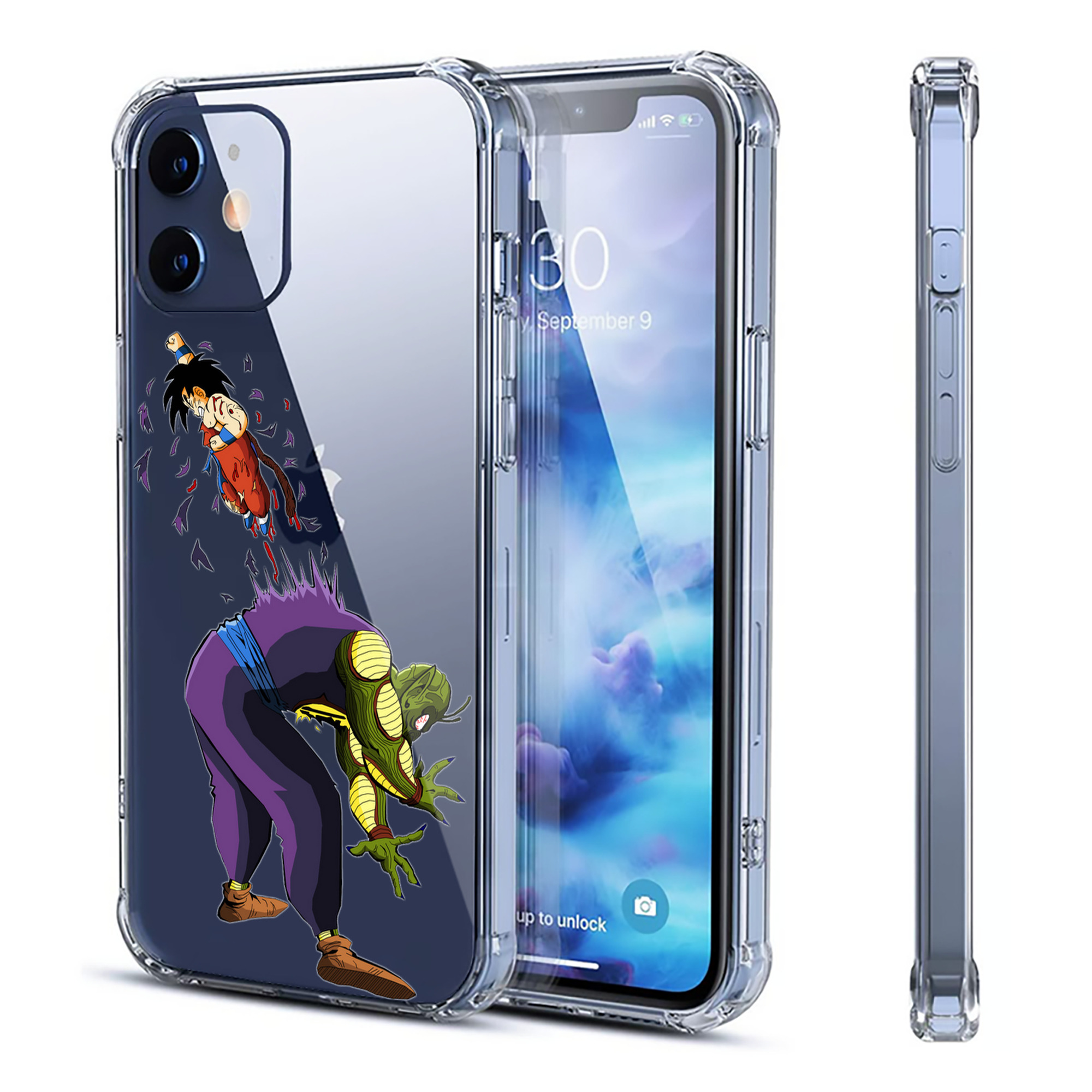 （画像用） ドラゴンボール DRAGON BALL 【iPhone 12シリーズ対応】透明スマホケース（クリアソフトケース）